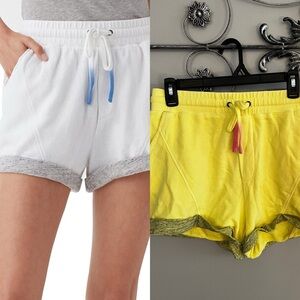 Splendid Women's Ferry Active Rolled Short yellow nwt $118 size medium